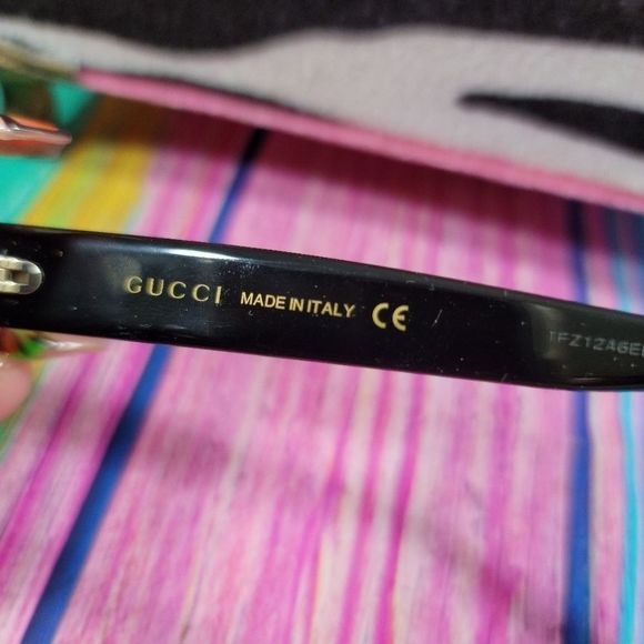 Gucci Sunglasses Red Green White Black Authentic NWT main image 7